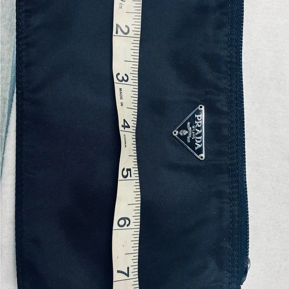 Authentic Prada 3pc Vintage Vela Pouch Set w Cards and Dustbag - Picture 11 of 15